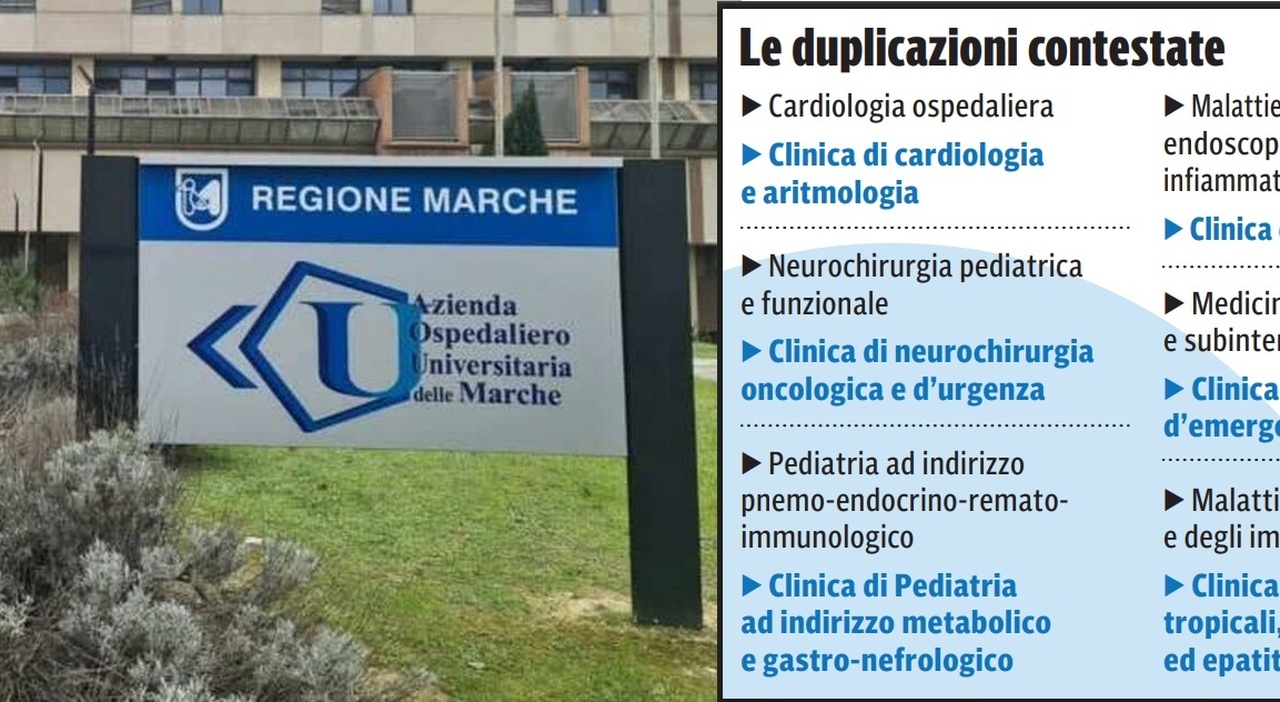 Ancona, la Regione punge Torrette: «Evitate i reparti doppioni» Ancona, la Regione punge Torrette: «Evitate i reparti doppioni»