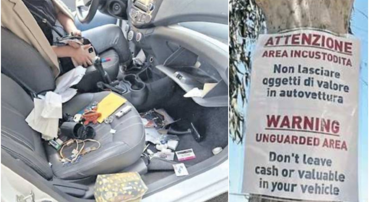 Continuano i saccheggi nelle auto parcheggiate a ridosso del Parco archeologico