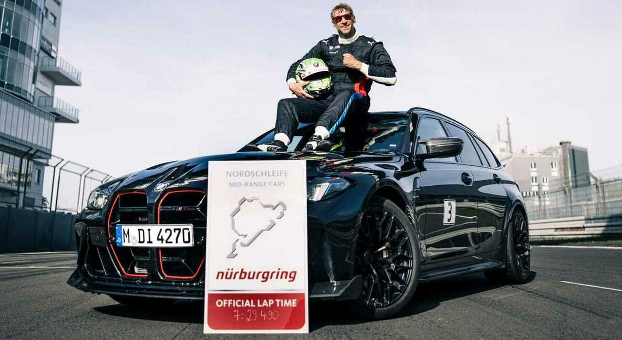 Bmw M3 CS Touring è la wagon più veloce al Nürburgring