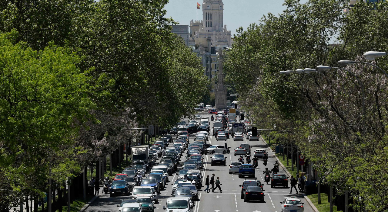 Traffico a Madrid