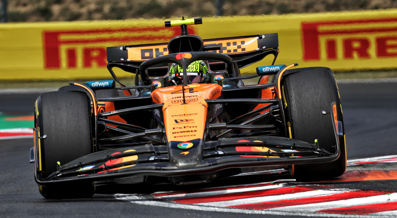 La McLaren di Norris