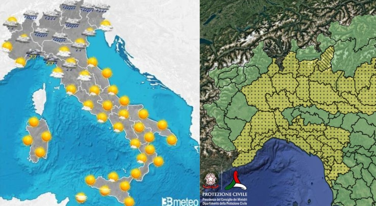 Meteo, forti temporali e grandine nel fine settimana: allerta gialla in varie Regioni. Quando torna l Meteo, forti temporali e grandine nel fine settimana: allerta gialla in varie Regioni. Quando torna l