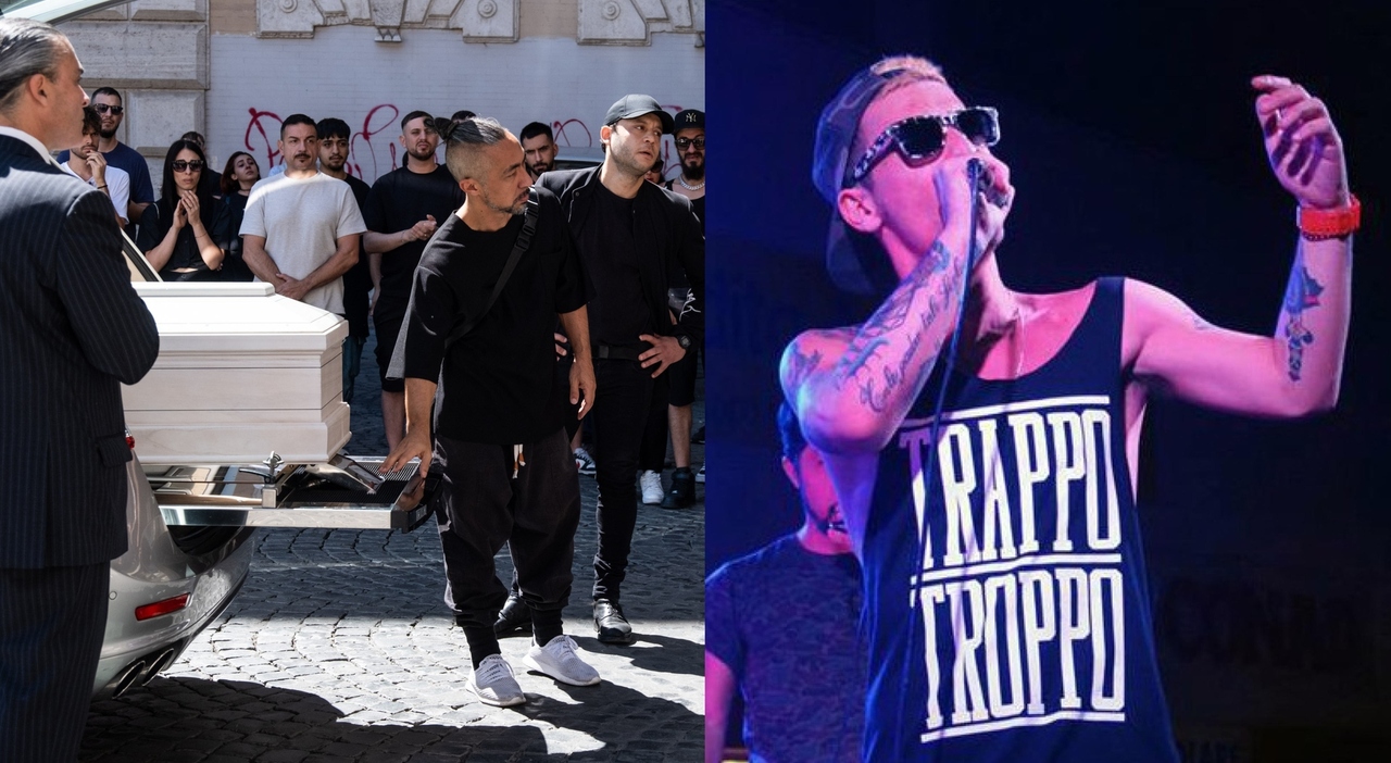 jesto dolore e lacrime ai funerali del rapper romano tutto inaspettato e imprevedibile aveva una forma fisica impeccabile