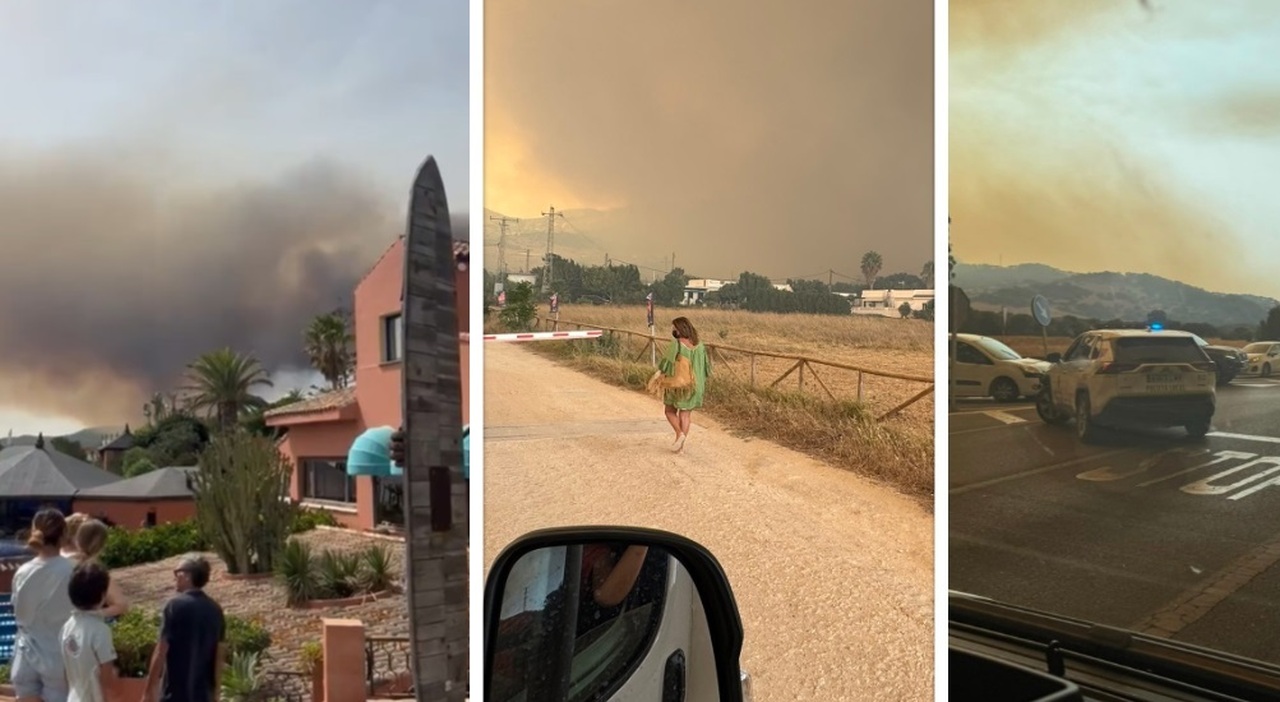 incendio nel sud della spagna evacuati oltre 1500 persone non venite qui allarme per i turisti in hotel e campeggi