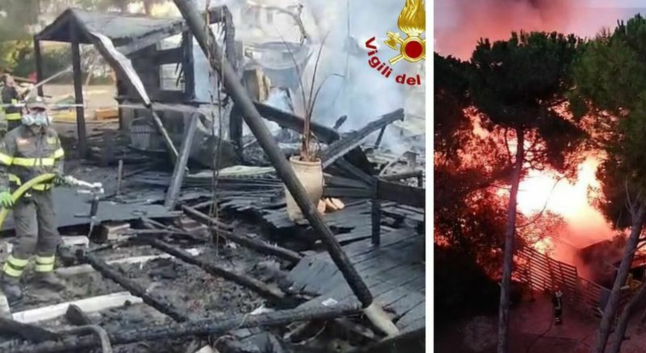 gallipoli vasto incendio in un locale notturno sul lungomare danni ingenti