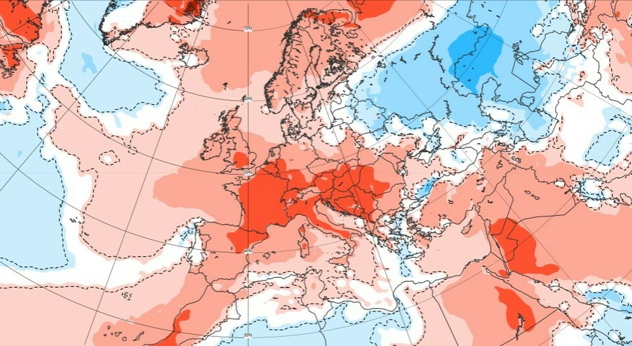 meteo caldo africano per 10 giorni bollino arancione su cinque citt224 e picchi fino a 40176 possibile svolta da ferragosto