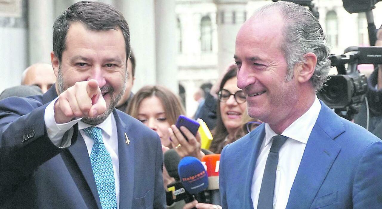 Salvini: «In Veneto squadra che vince non si cambia. Luca Zaia? Lo sento tutti i giorni, è un gran governatore»