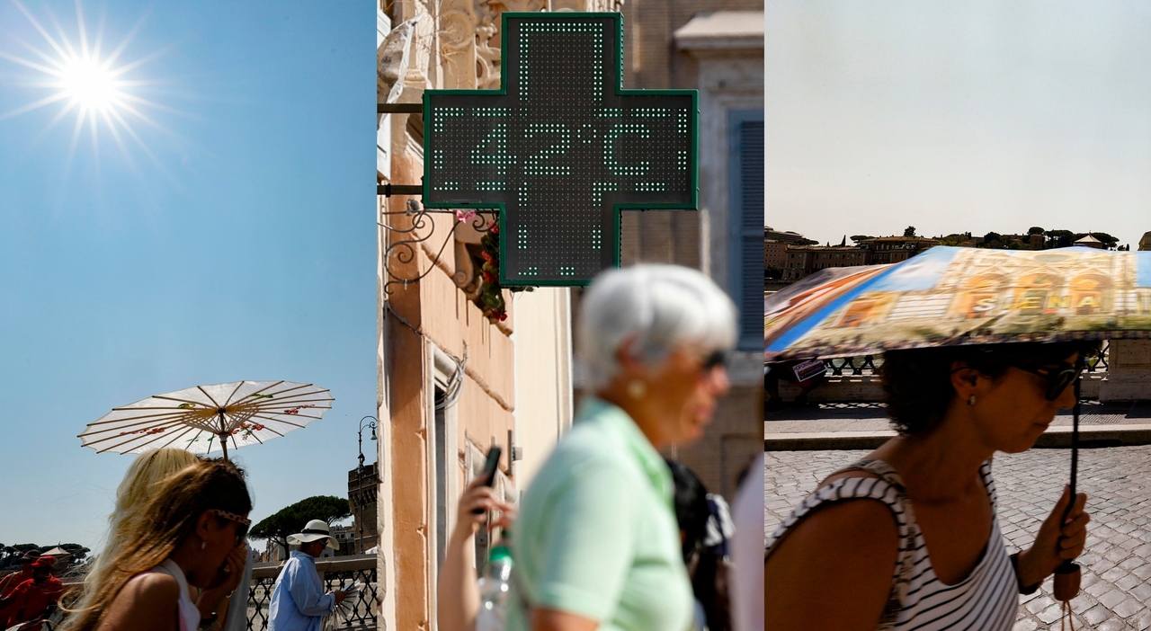 meteo arriva la canicola temperature roventi fino a dopo ferragosto afa e rischio temporali di calore le previsioni della settimana