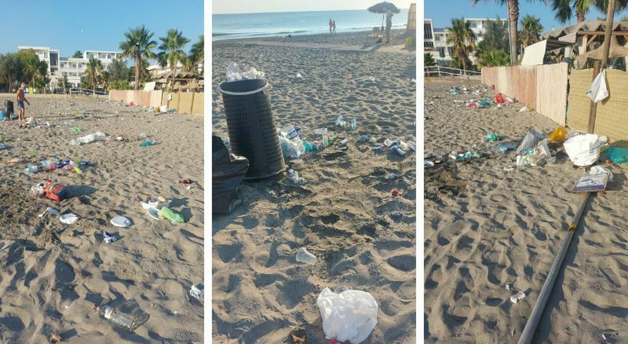 Spiagge pugliesi nel degrado dopo la Notte di San Lorenzo. La denuncia: «Uno spettacolo vergognoso»
