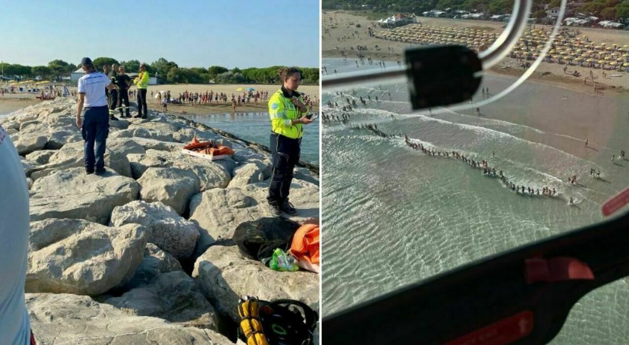Bambino di 6 anni scompare in mare a Cavallino Treporti sotto gli occhi della mamma. I bagnanti fanno una catena umana per cercarlo