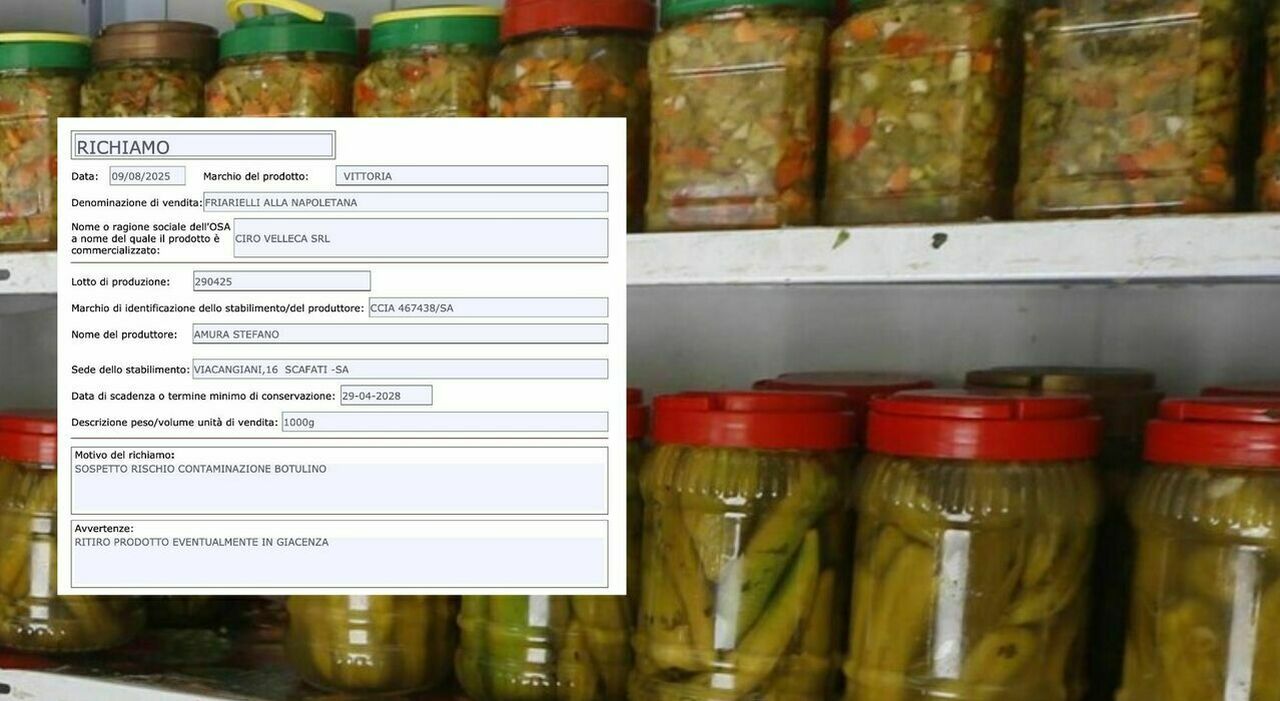 Botulino, dai friarielli alla salsa guacamole: tutti i cibi a rischio. Oggi le autopsie sulle due vittime Botulino, dai friarielli alla salsa guacamole: tutti i cibi a rischio. Oggi le autopsie sulle due vittime