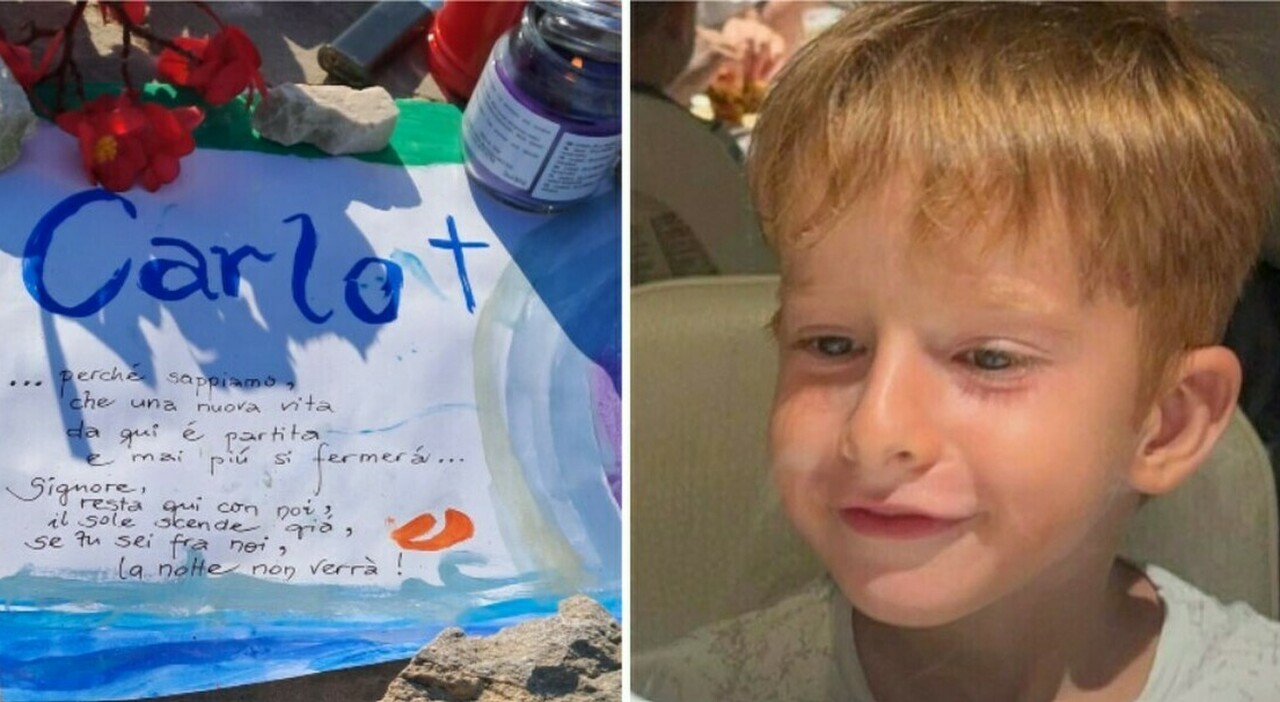 carlo panizzo bambino di 6 anni scompare in mare sotto gli occhi della mamma trovato morto il corpicino recuperato nel cuore della notte