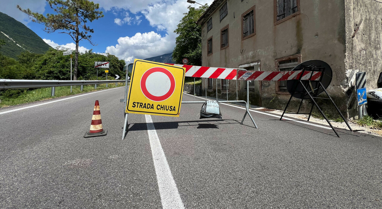 Alemagna chiusa (di nuovo) a causa del forte temporale, il consigliere: «I pluviometri hanno segnato il superamento della soglia di allerta»
