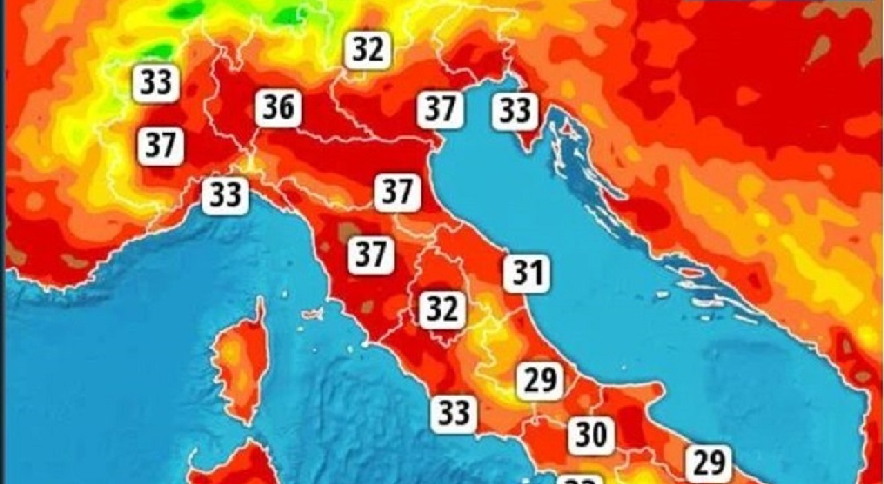 ferragosto tra gran caldo e temporali di calore il ponte disturbato dal maltempo anche intenso temperature cocenti le previsioni