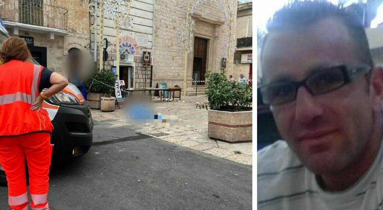 incidente sul lavoro a ferragosto cade mentre monta le luminarie della festa patronale muore a 46 anni