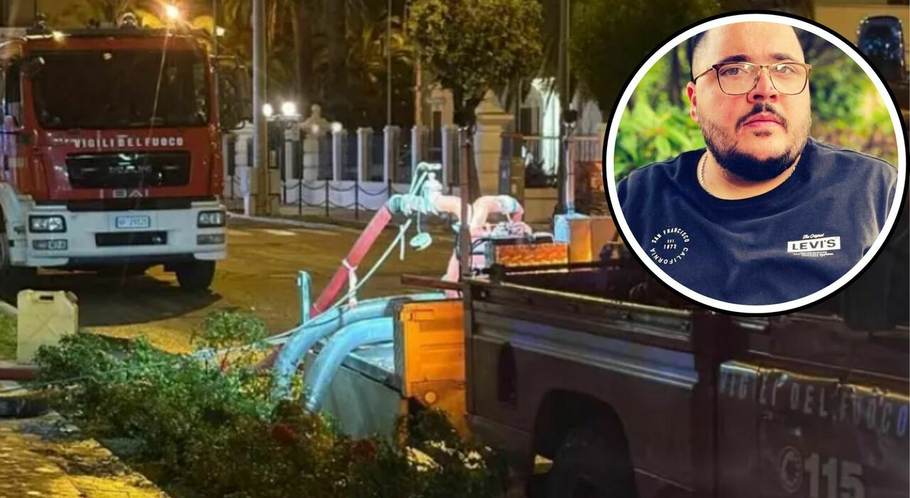 Maltempo a Matera, albero cade su un