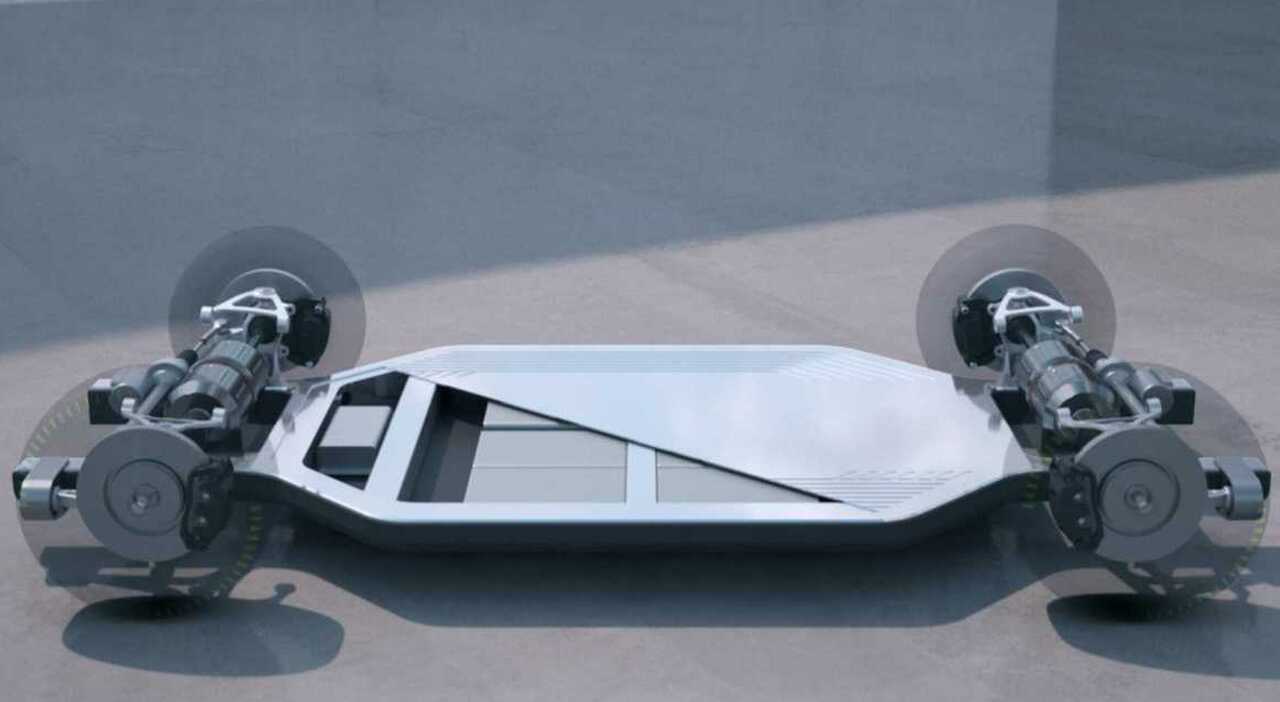 Il prototipo di un'auto con batterie allo stato solido