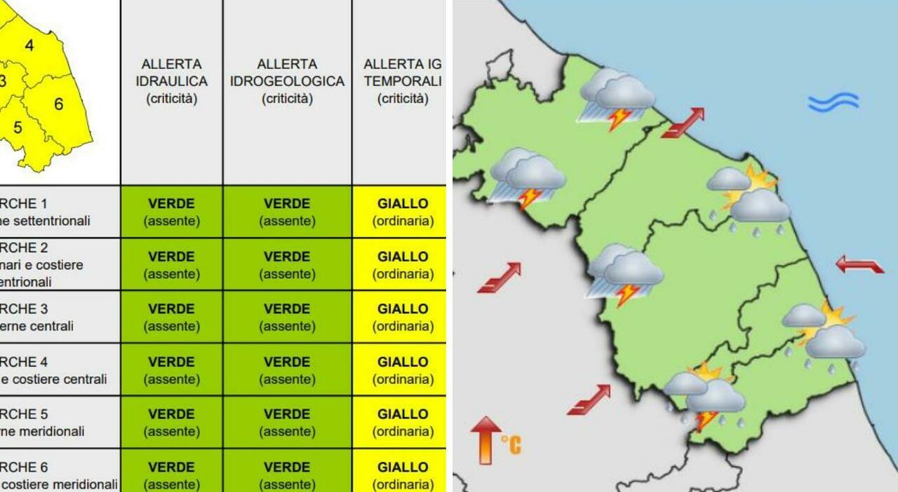 Le previsioni peggiorano, sulle Marche prolungata l
