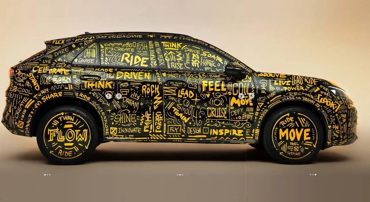 la nuova T-Rock con la livrea camuffata