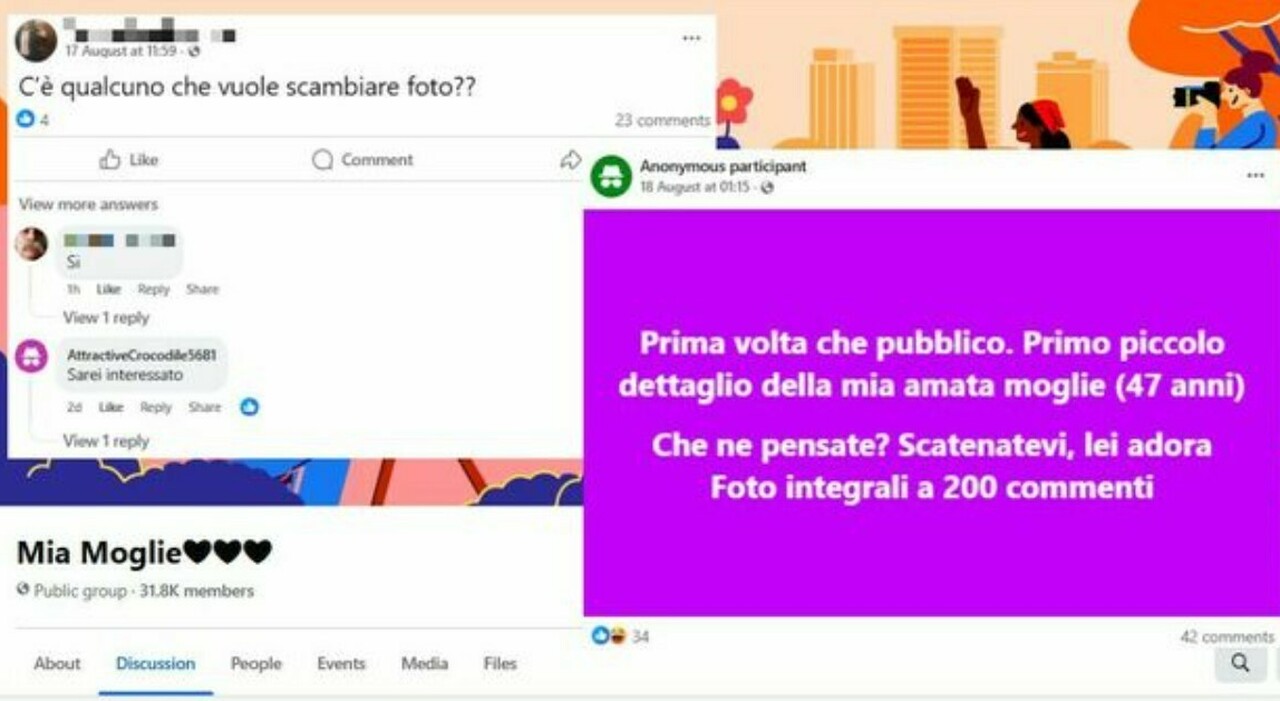 mi sono riconosciuta tra le foto del gruppo mia moglie anonimo 127 232 mio marito mi ha dato in pasto a 32mila uomini bavosi