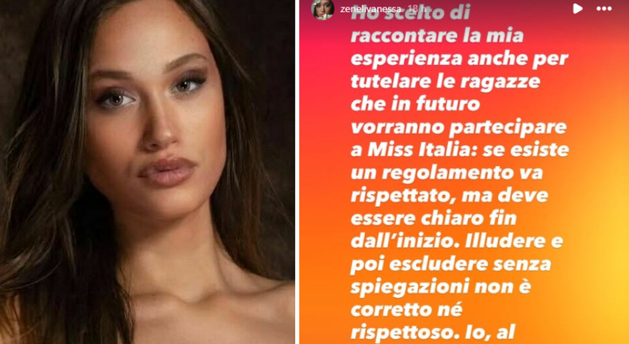 vanessa zeneli esclusa via mail da miss italia per le foto nuda dovr224 restituire corona e fascia regolamento poco chiaro illudere non 232 rispettoso