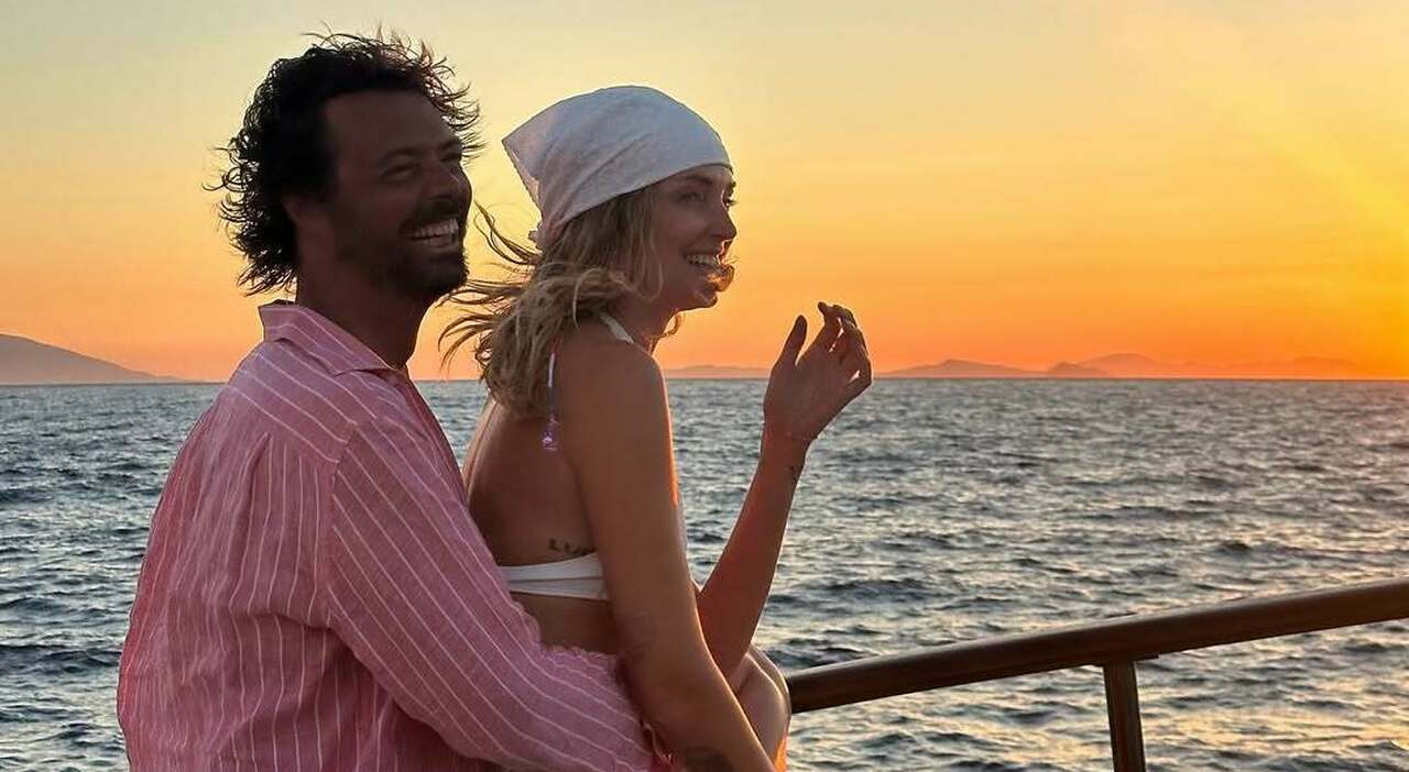 chiara ferragni e giovanni tronchetti provera non si nascondono pi249 sorrisi e abbracci al tramonto la prima foto ufficiale