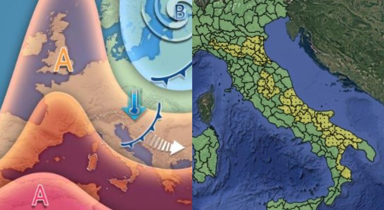 Meteo, allerta maltempo e fiammata africana: Italia tra nubifragi e punte di 40°C, le previsioni Meteo, allerta maltempo e fiammata africana: Italia tra nubifragi e punte di 40°C, le previsioni