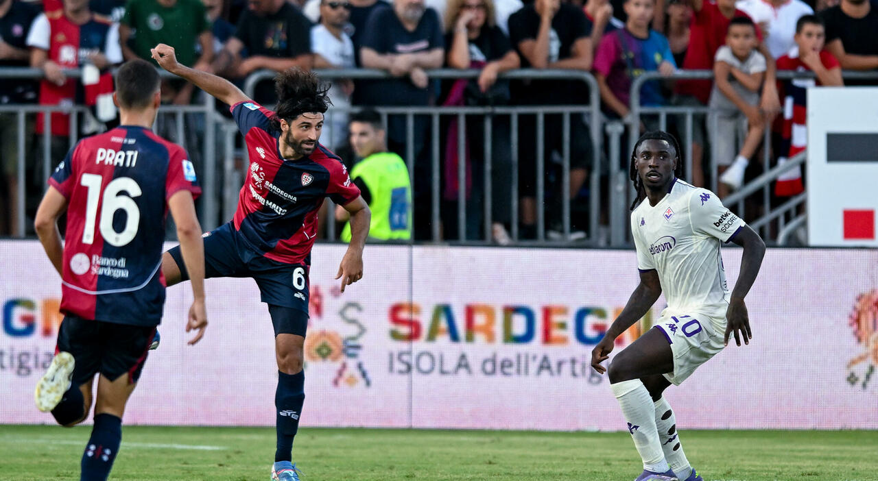 Cagliari Fiorentina 1 1, le pagelle: Mandragora (7) segna dalla panchina, Luperto (7) decisivo nel recupero, Kean (5,5) Cagliari Fiorentina 1 1, le pagelle: Mandragora (7) segna dalla panchina, Luperto (7) decisivo nel recupero, Kean (5,5)