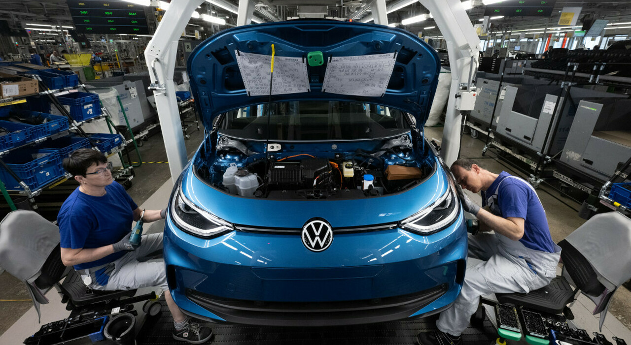 Una fabbrica Volkswagen in Germania