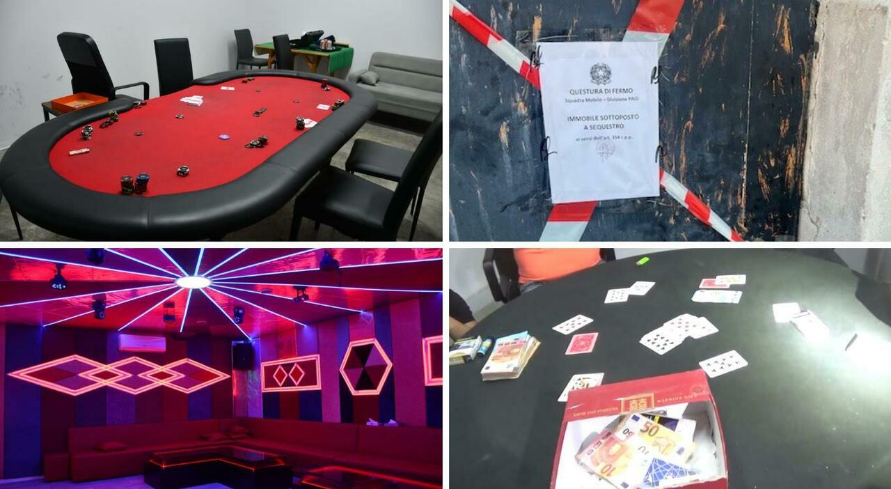 Irruzione della Polizia nella bisca clandestina tra supercar, pioggia di soldi e disco club (con accompagnatrici) a Casette d Irruzione della Polizia nella bisca clandestina tra supercar, pioggia di soldi e disco club (con accompagnatrici) a Casette d