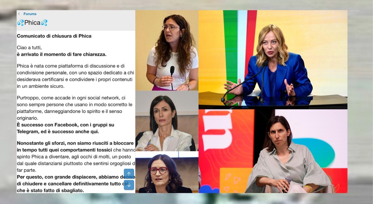 Forum sessista con foto rubate chiude: «Comportamenti tossici, usato in modo scorretto da alcuni utenti» Forum sessista con foto rubate chiude: «Comportamenti tossici, usato in modo scorretto da alcuni utenti»