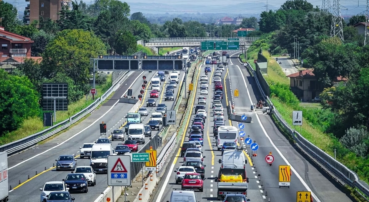 Traffico in autostrada