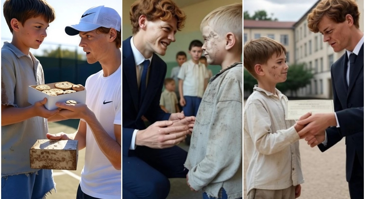 jannik sinner il piccolo orfano e la scatola di biscotti l ennesima fake news perch233 il campione 232 il protagonista perfetto per le bufale sui social