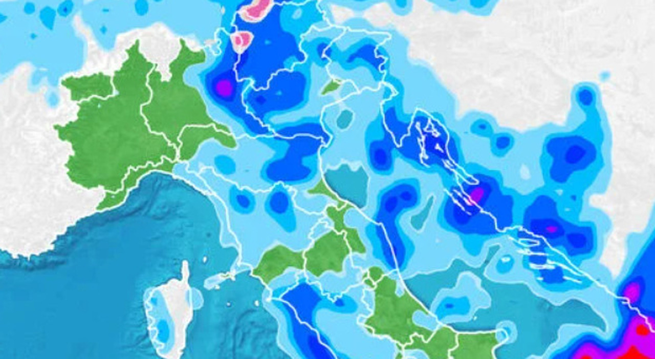 Maltempo, nubifragi e temporali: A Nordest la perturbazione intensa 