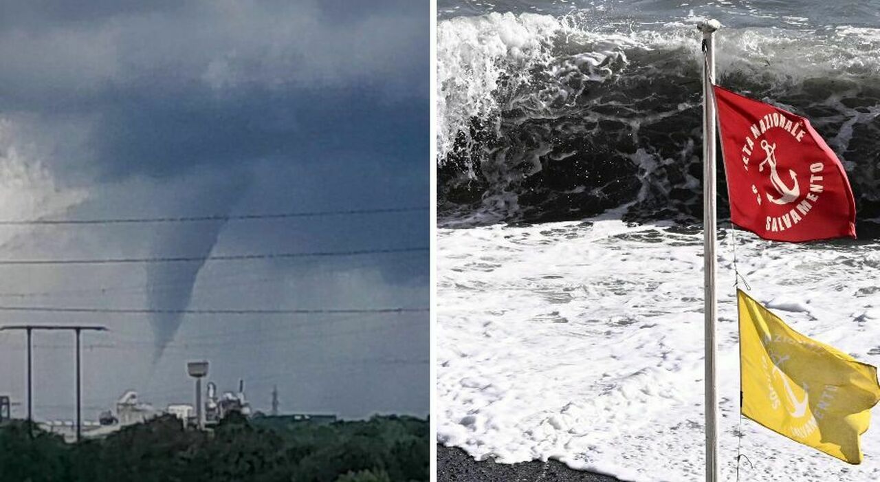 meteo rientro dalle vacanze col maltempo nubifragi trombe d aria e mareggiate poi torna il caldo ecco quando