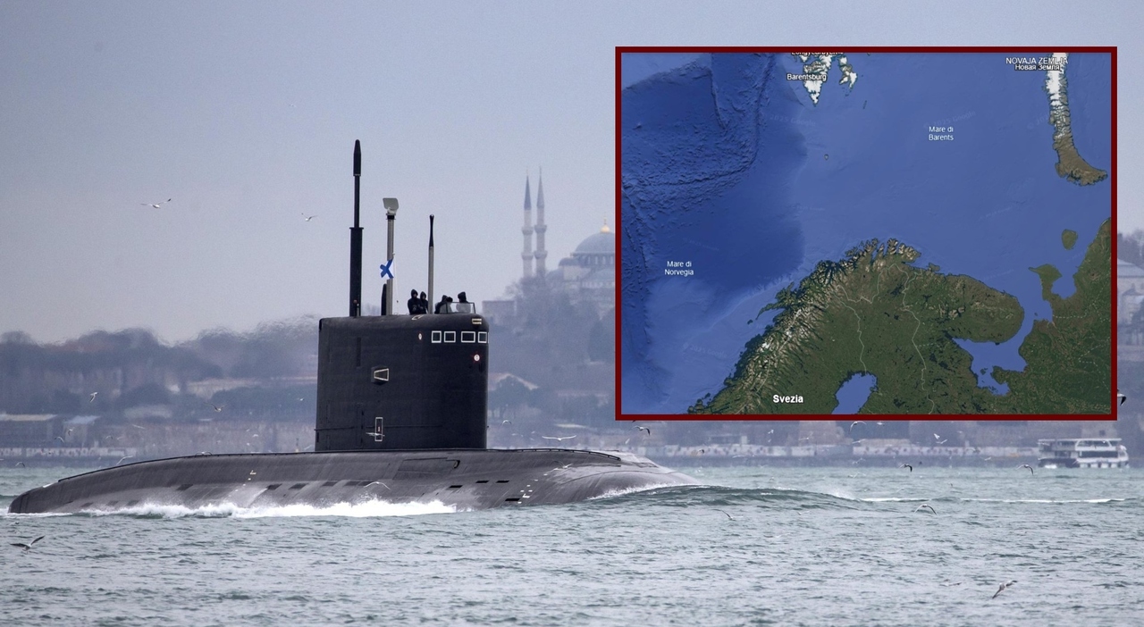 navi da guerra nato a nord della norvegia dove navigano tre sottomarini nucleari russi rischio escalation