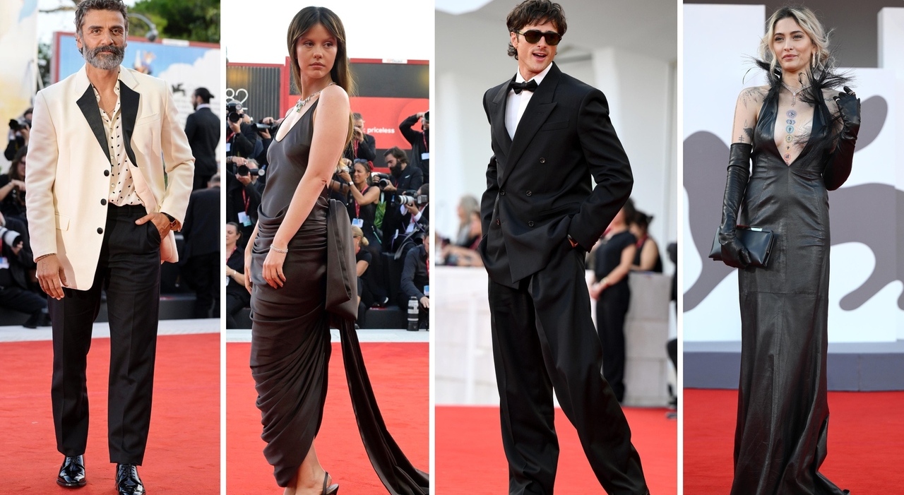 Venezia 82, le pagelle look: Oscar Isaac incanta (9), Jacob Elordi protagonista (8), Paris Jacksona tema Frankenstein (9), Cristina Parodi in lime(5) Venezia 82, le pagelle look: Oscar Isaac incanta (9), Jacob Elordi protagonista (8), Paris Jacksona tema Frankenstein (9), Cristina Parodi in lime(5)
