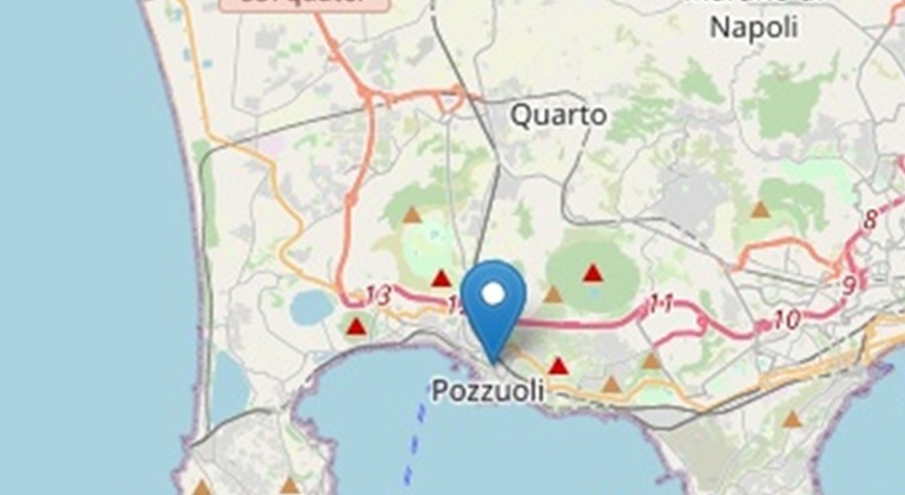 Terremoto oggi Campi Flegrei, scossa magnitudo 4 vicino a Pozzuoli. Avvertito a Napoli