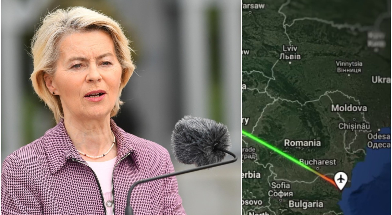 Aereo von der Leyen in tilt per interferenze russe sul gps: pilota costretto ad atterrare in Bulgaria usando le mappe cartacee Aereo von der Leyen in tilt per interferenze russe sul gps: pilota costretto ad atterrare in Bulgaria usando le mappe cartacee