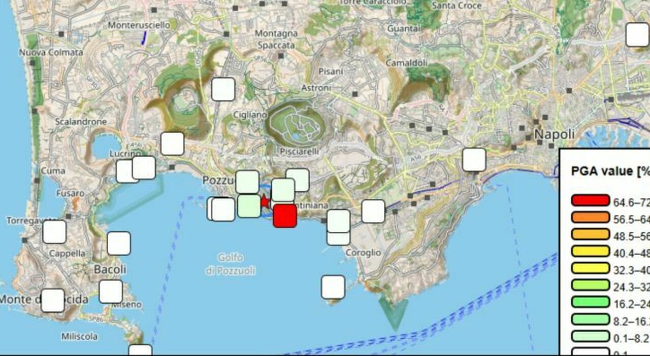 Terremoto Campi Flegrei magnitudo 4.0 all Terremoto Campi Flegrei magnitudo 4.0 all
