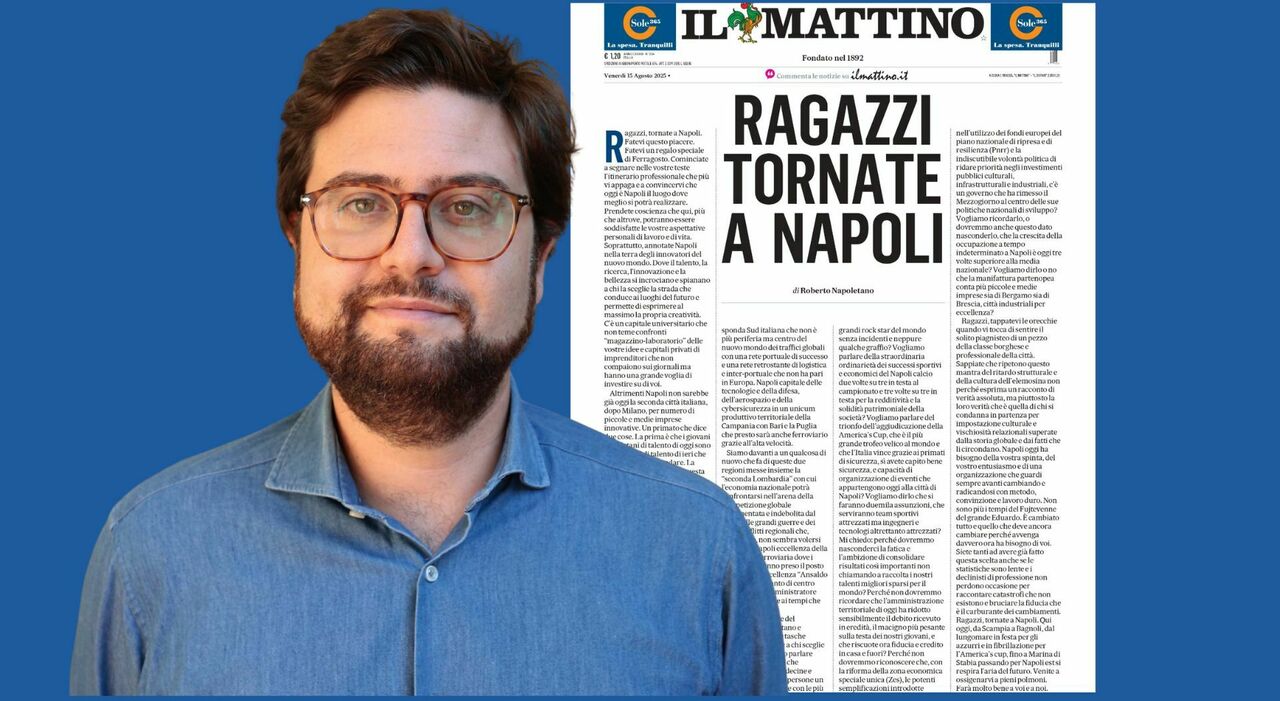 Ragazzi, tornate a Napoli: «Io, in giro per il mondo per la ricerca astrofisica ora da qui studio le stelle» Ragazzi, tornate a Napoli: «Io, in giro per il mondo per la ricerca astrofisica ora da qui studio le stelle»