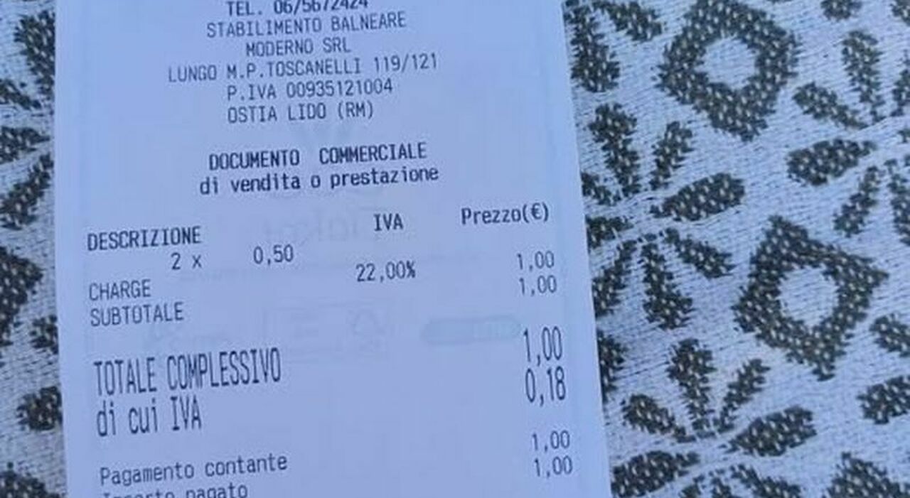 scontrino folle allo stabilimento un euro per ricaricare il cellulare con questo abbiamo toccato il fondo