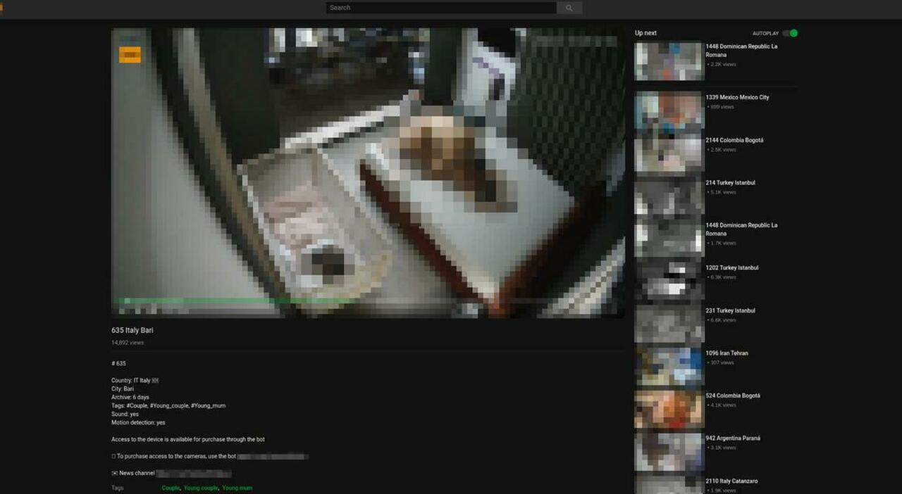 Video pornografici rubati dalle telecamere in casa e venduti online: oltre 2mila quelli sottratti, il server alle Isole Tonga. L Video pornografici rubati dalle telecamere in casa e venduti online: oltre 2mila quelli sottratti, il server alle Isole Tonga. L