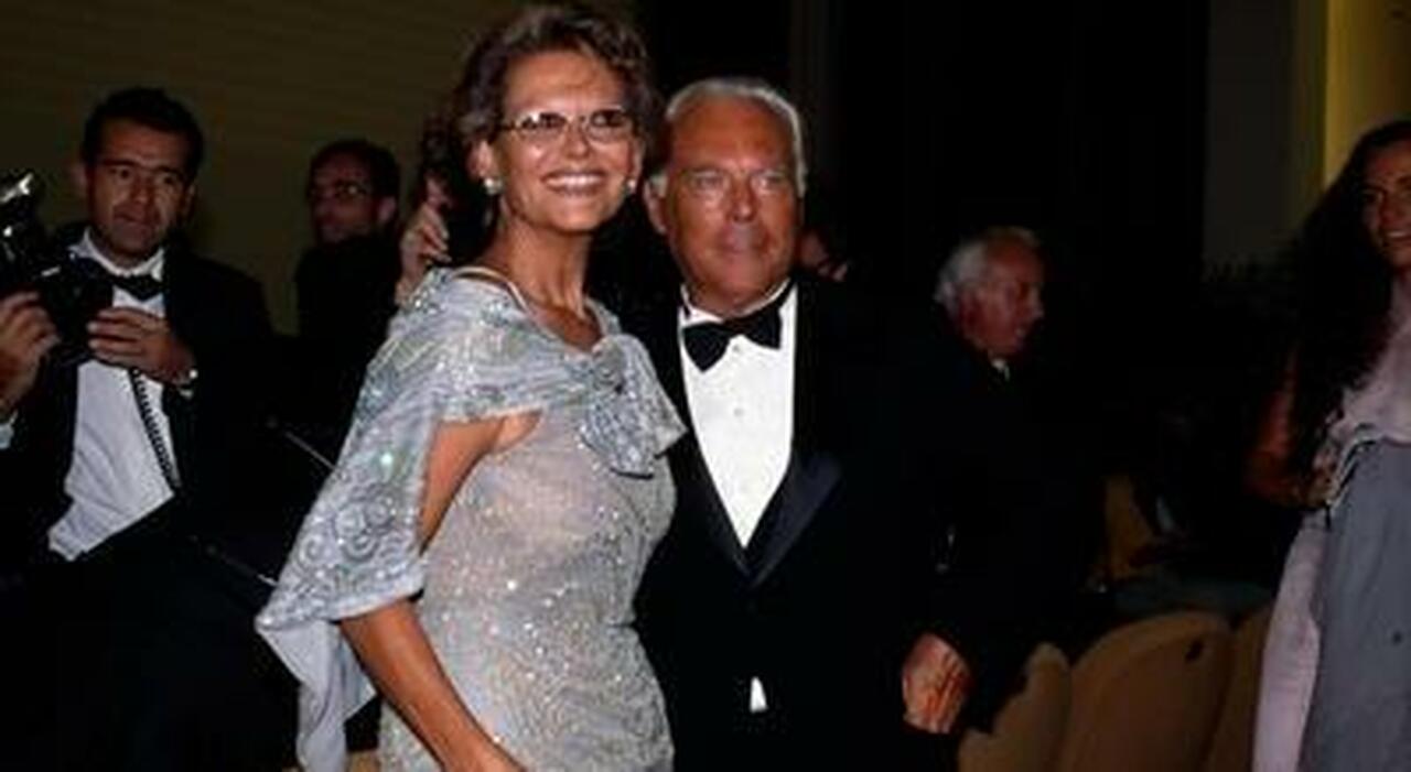 Armani, Claudia Cardinale: «Gelosa di Sophia Loren? No, per lui io ero la moglie e lei era l