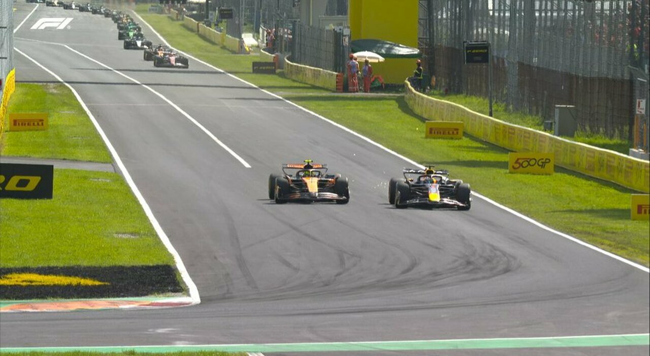 GP Monza, la diretta: Verstappen risupera Norris e va al comando, Leclerc è quarto, Hamilton da decimo a sesto GP Monza, la diretta: Verstappen risupera Norris e va al comando, Leclerc è quarto, Hamilton da decimo a sesto