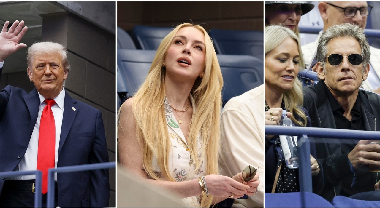 Sinner Alcaraz, tutti i vip sugli spalti da Ben Stiller a Lindsay Lohan. Trump contestato: "buu" dagli spalti Sinner Alcaraz, tutti i vip sugli spalti da Ben Stiller a Lindsay Lohan. Trump contestato: "buu" dagli spalti