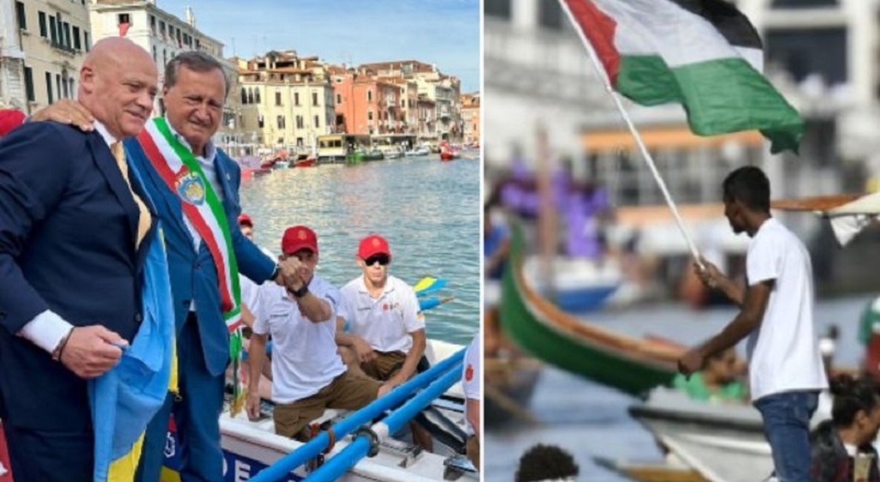 La Regata Storica rema per la pace: dall?Ucraina alla Palestina, al Venezuela per ricordare la detenzione di Alberto Trentini La Regata Storica rema per la pace: dall?Ucraina alla Palestina, al Venezuela per ricordare la detenzione di Alberto Trentini