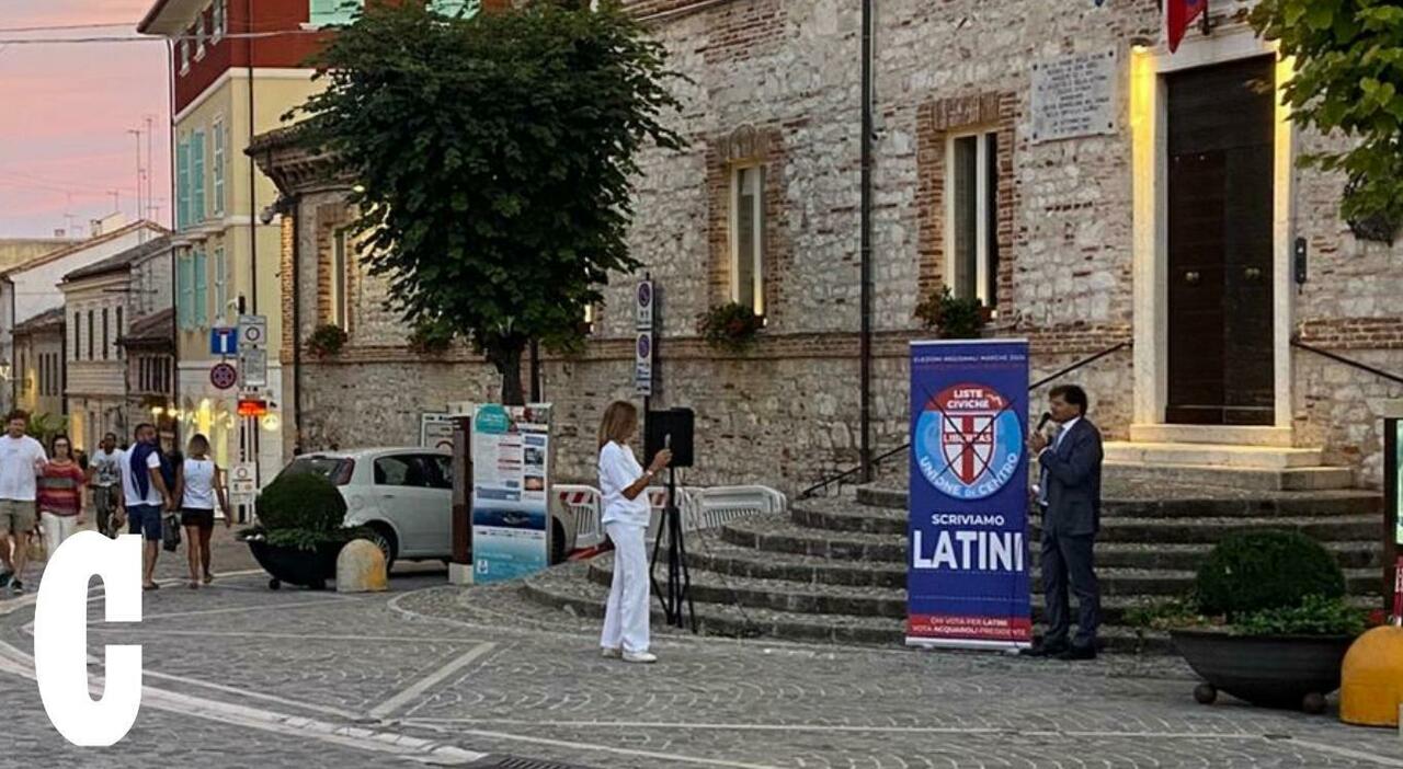 Comizio di Latini a Numana, parla al microfono e nessuno lo ascolta. Il candidato Udc: «Non faccio inviti ai miei eventi» Comizio di Latini a Numana, parla al microfono e nessuno lo ascolta. Il candidato Udc: «Non faccio inviti ai miei eventi»