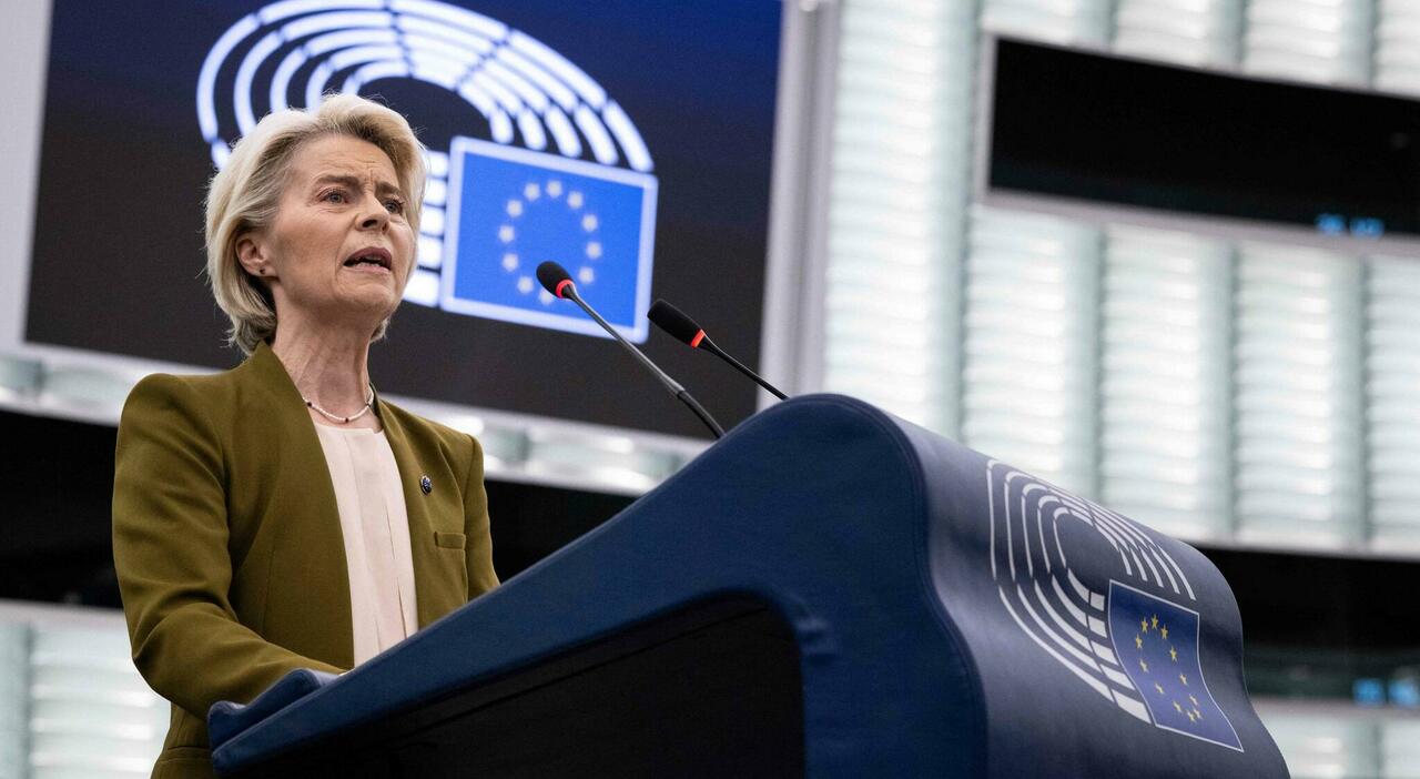 von der leyen costruiremo muro di droni con kiev sospendere parte accordo ue israele sanzioni contro ministri estremisti e coloni violenti