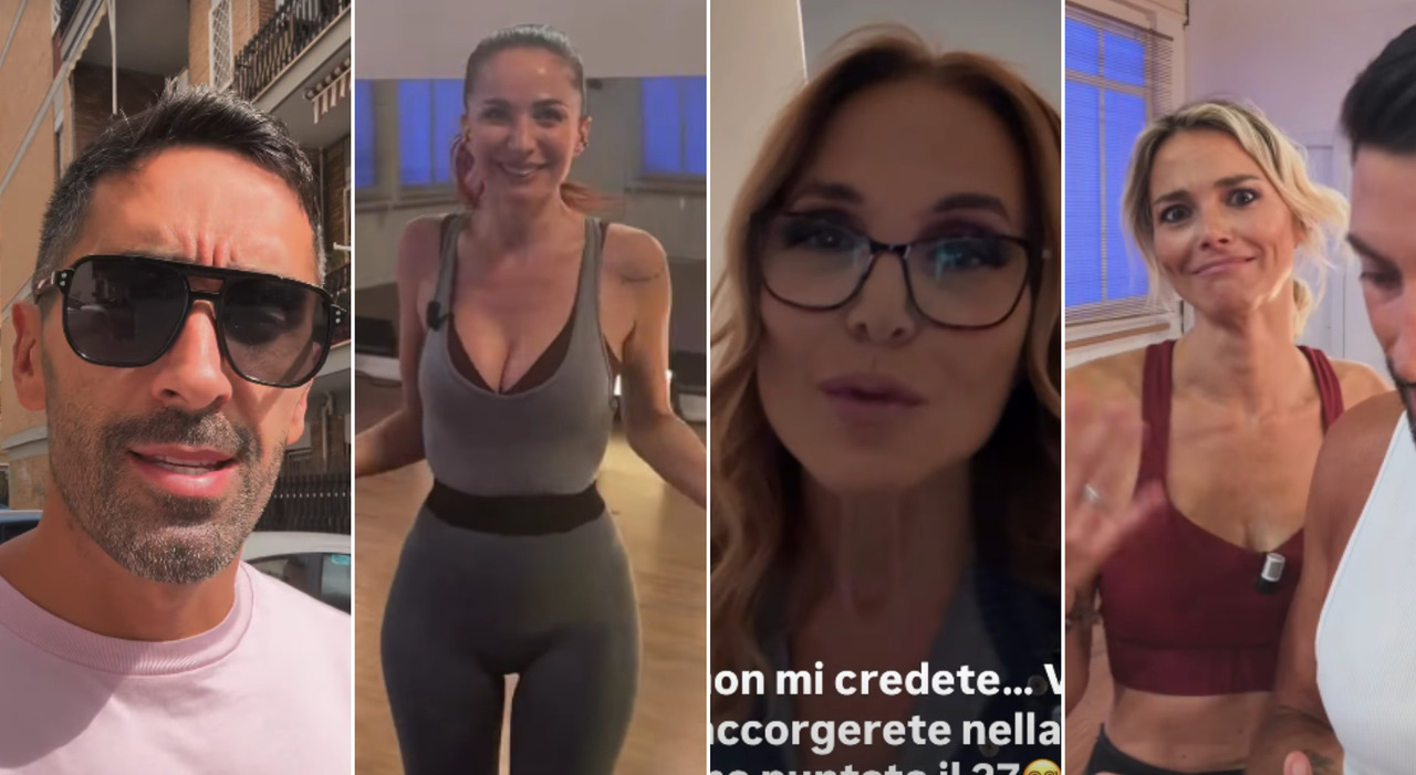 Ballando con le stelle, Barbara D'Urso: «Ho un'ansia pazzesca». I primi giorni in sala prove: Magnini in «modalità atleta», il «sacco di patate» di Delogu e il «Ciaone» di Fialdini